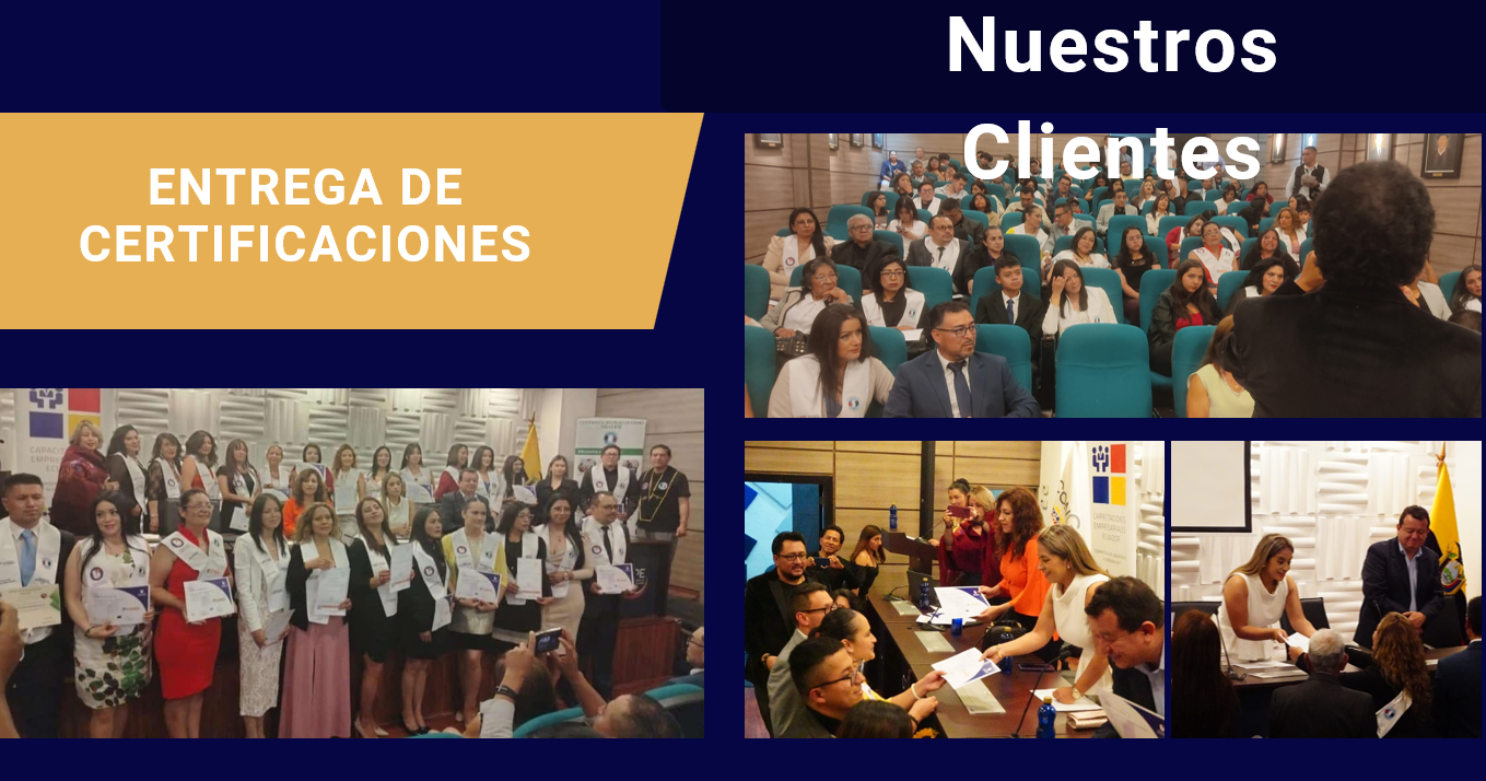 Entrega de Certificaciones